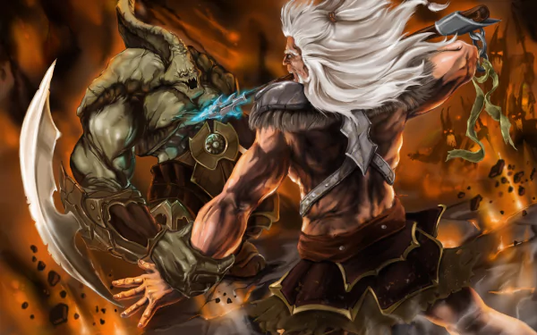 Barbarian (Diablo III) video game Diablo III HD Desktop Wallpaper | Background Image
