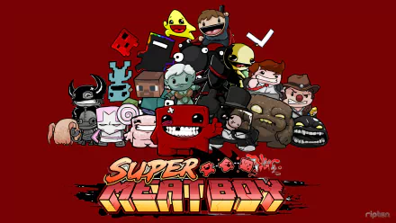 video game Super Meat Boy HD Desktop Wallpaper | Background Image