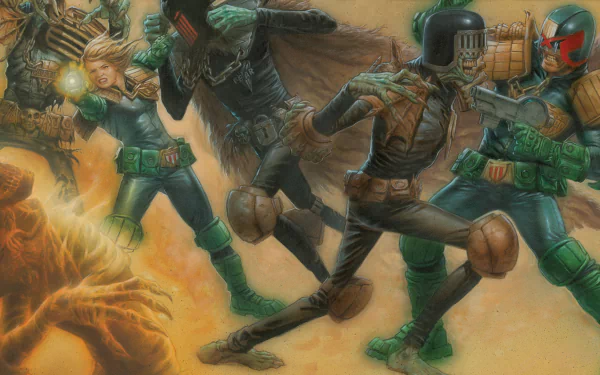 Comic Judge Dredd HD Desktop Wallpaper | Background Image