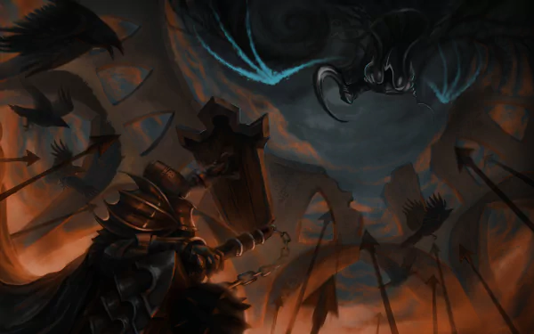 Malthael (Diablo III) Crusader (Diablo III) video game Diablo III: Reaper Of Souls HD Desktop Wallpaper | Background Image