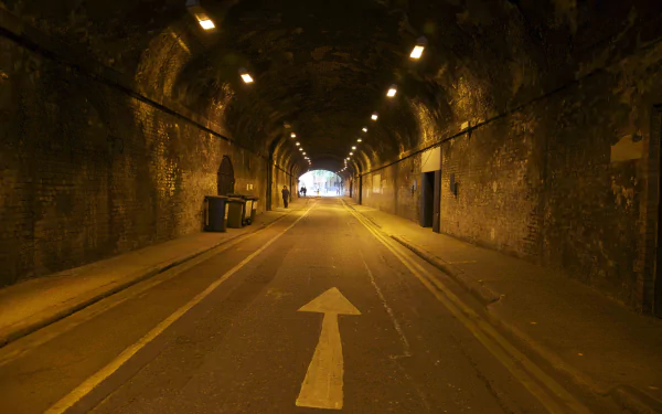 man made tunnel HD Desktop Wallpaper | Background Image