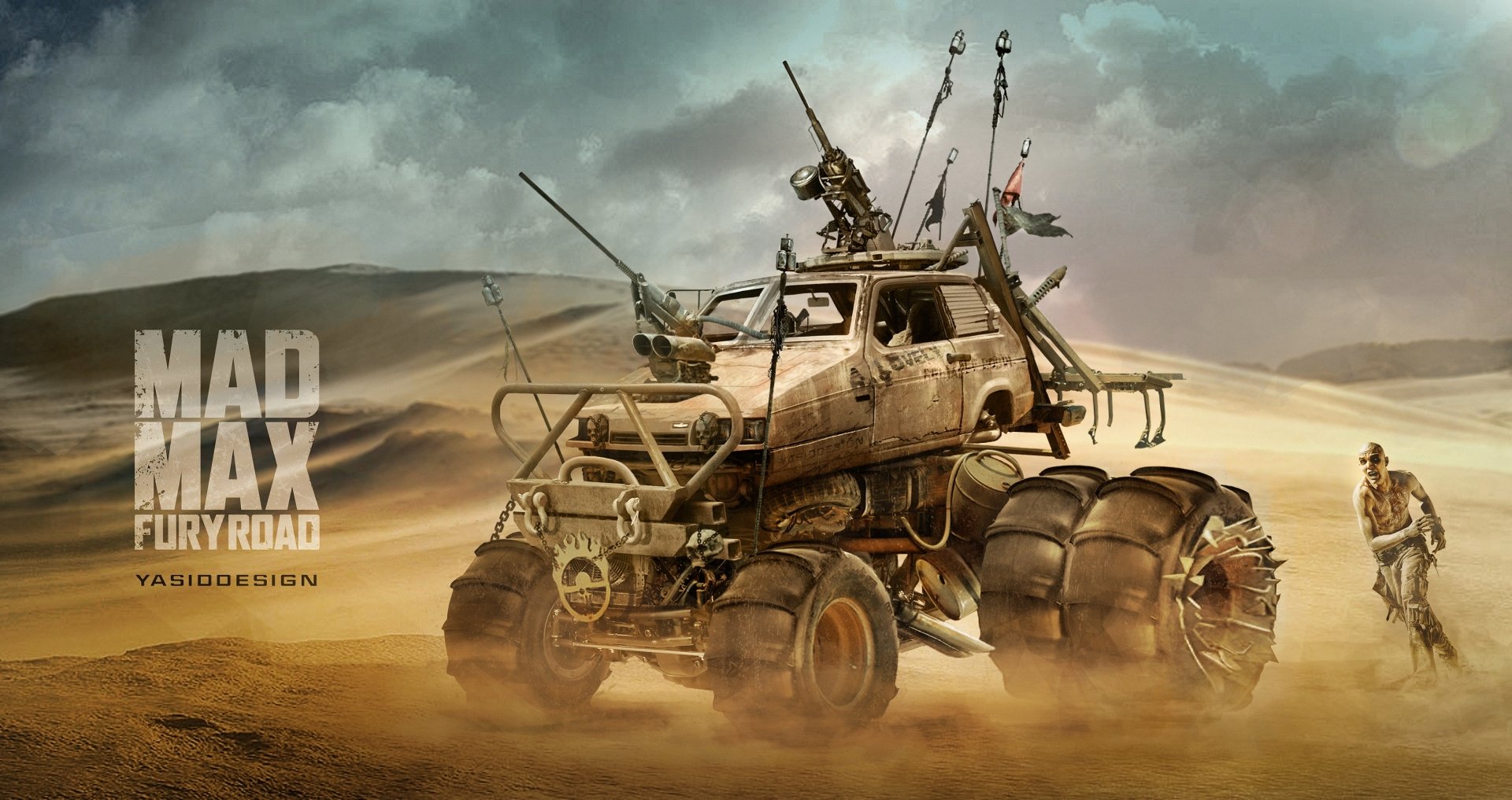 Download Movie Mad Max: Fury Road HD Wallpaper by Yasiddesign