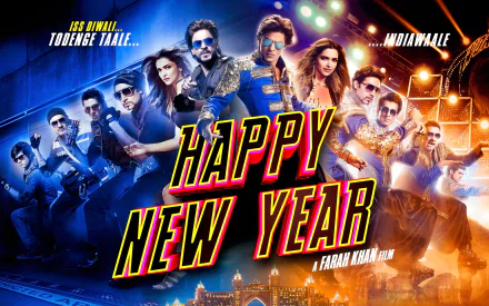 movie Happy New Year HD Desktop Wallpaper | Background Image