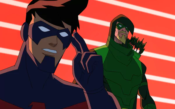 Nightwing DC Comics Green Arrow movie Batman Unlimited: Monster Mayhem HD Desktop Wallpaper | Background Image