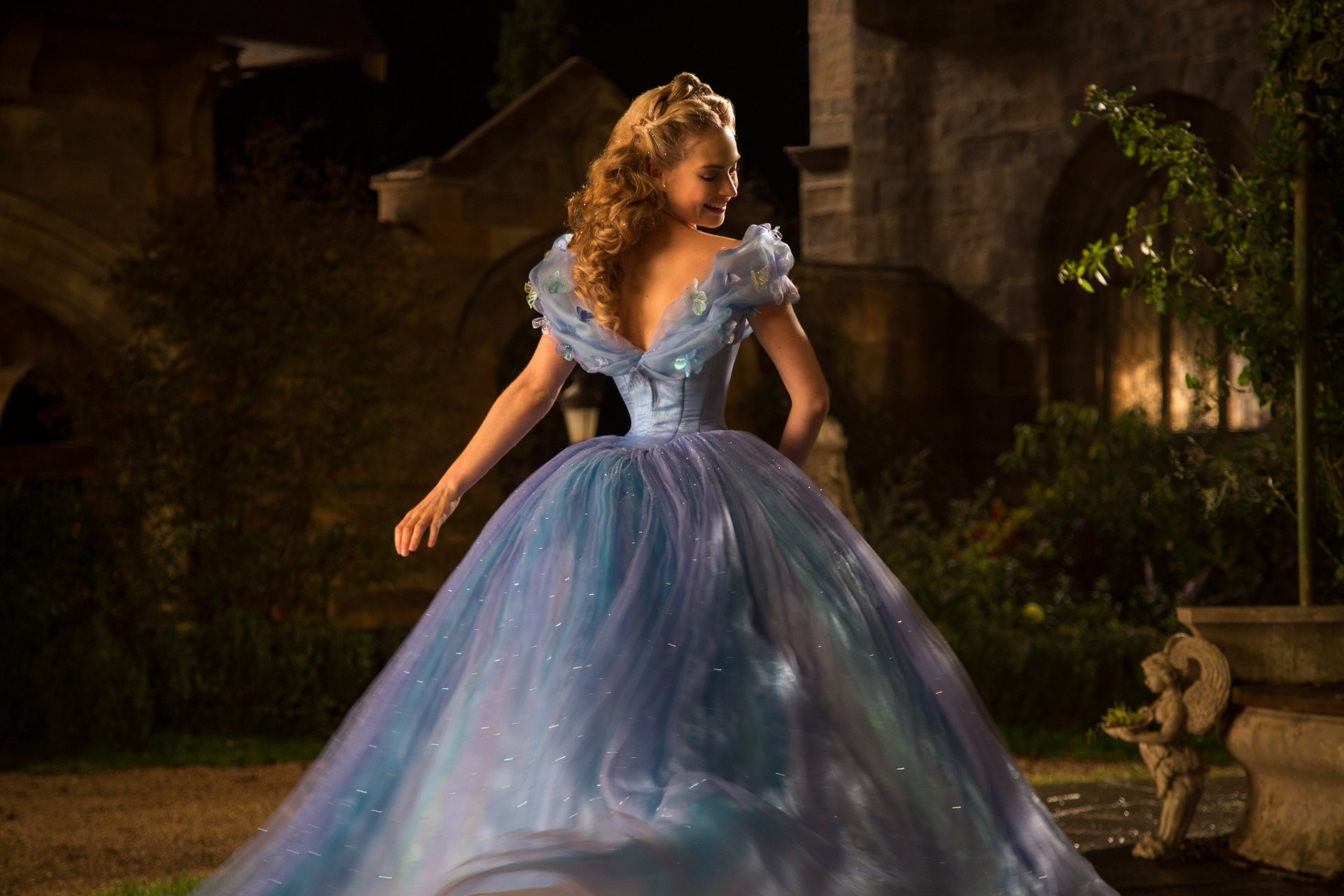 Enchanting Cinderella - 4K Ultra HD Wallpaper Featuring Lily James