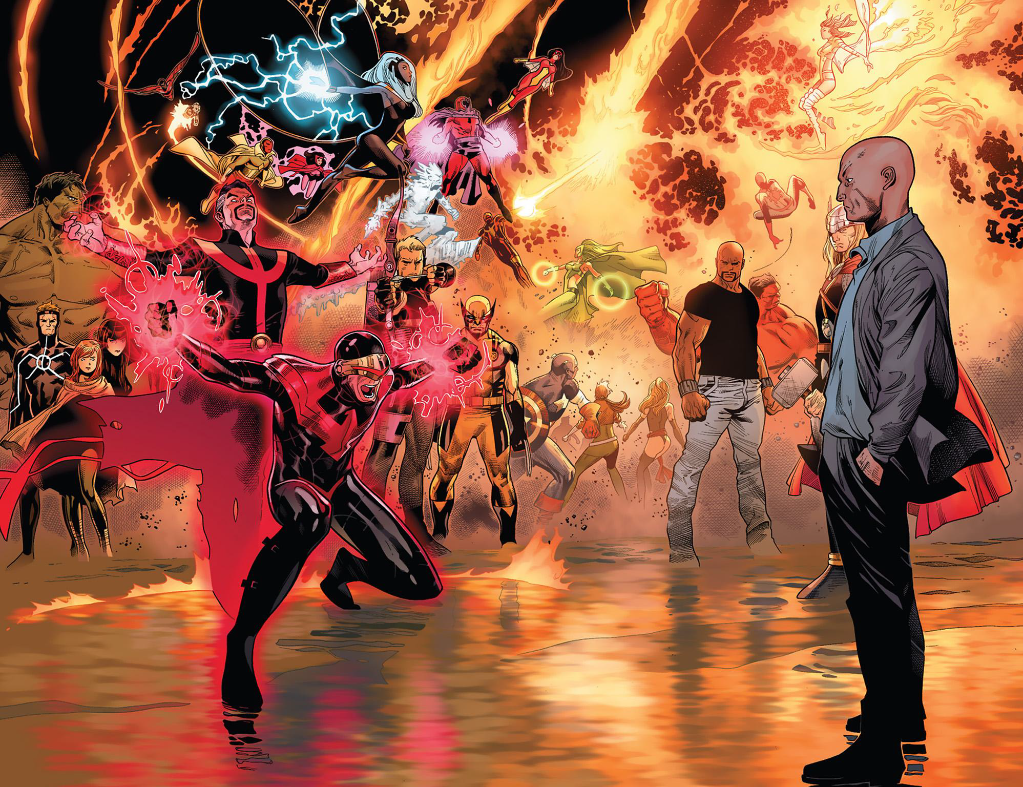 Comics avengers vs. X-Men HD Wallpaper | Background Image