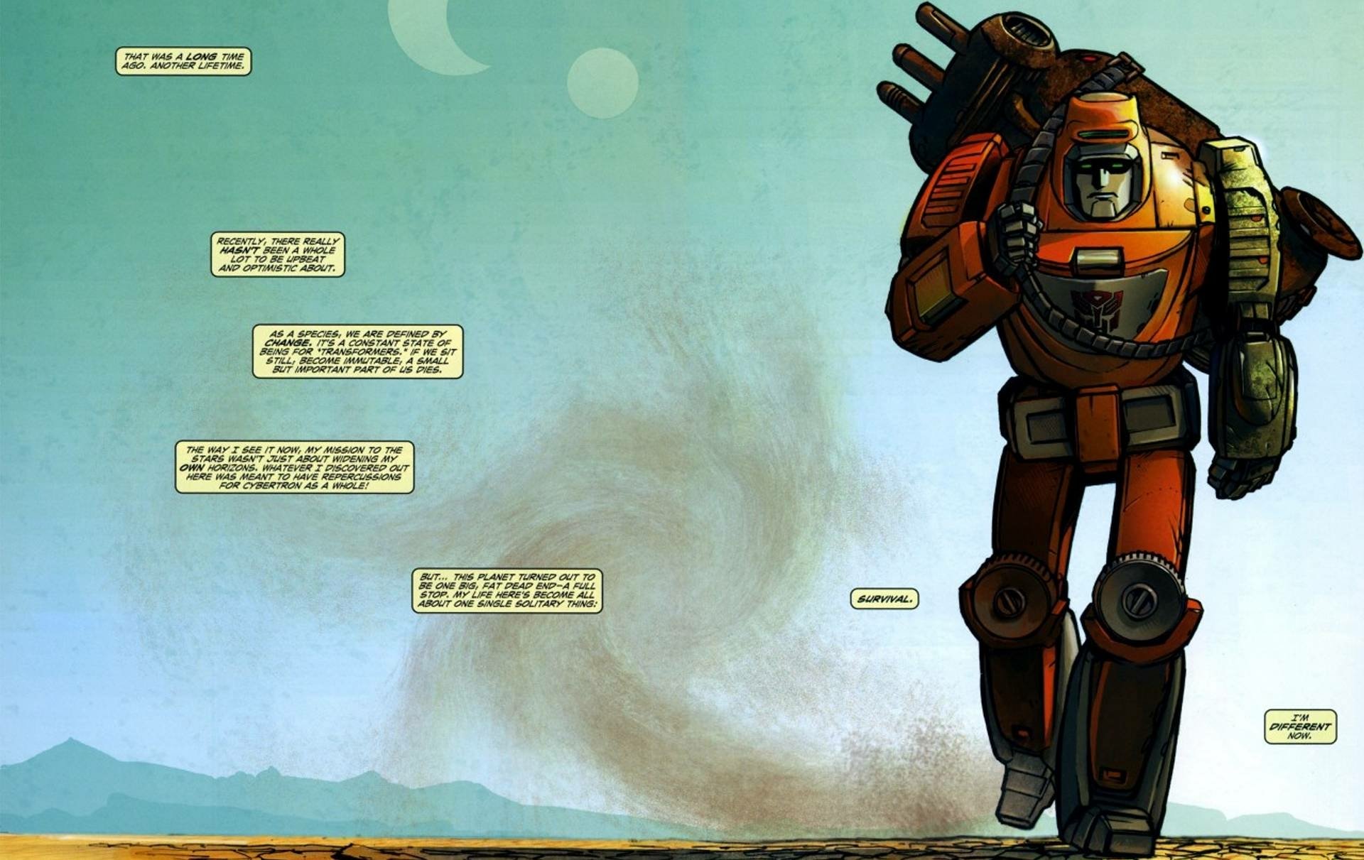 Download Comic Transformers HD Wallpaper