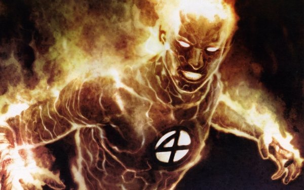 Comics Fantastic Four Human Torch Marvel Comics Johnny Storm HD Wallpaper | Background Image