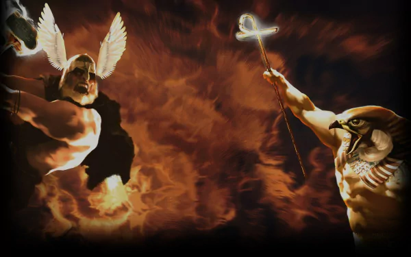 video game Age of Mythology: Extended Edition HD Desktop Wallpaper | Background Image