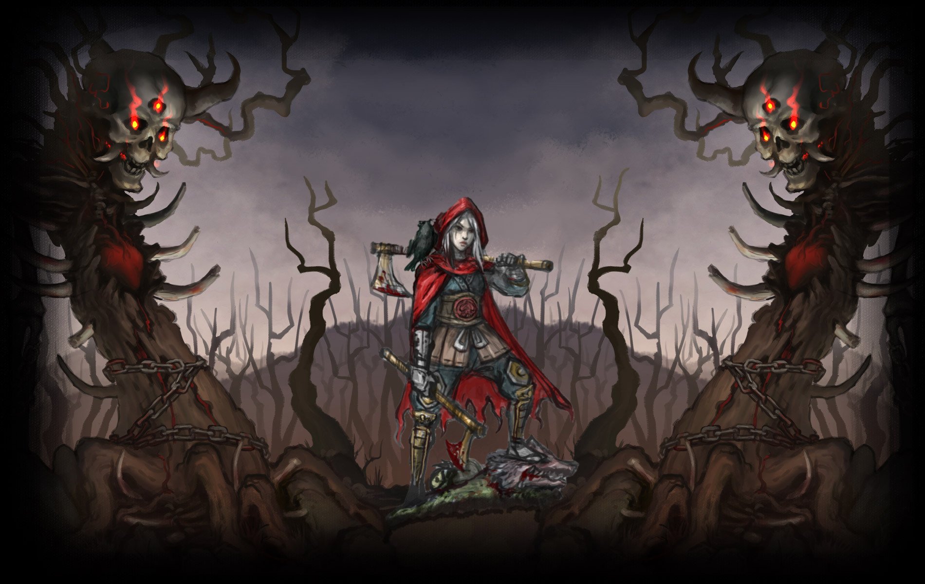 Download Video Game Akaneiro Demon Hunters Wallpaper