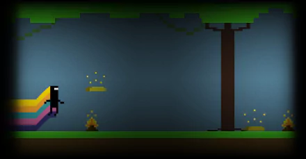 video game bit.trip runner HD Desktop Wallpaper | Background Image