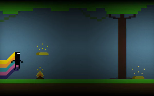 video game bit.trip runner HD Desktop Wallpaper | Background Image