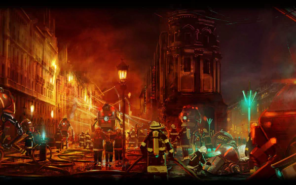 video game Bot Colony HD Desktop Wallpaper | Background Image