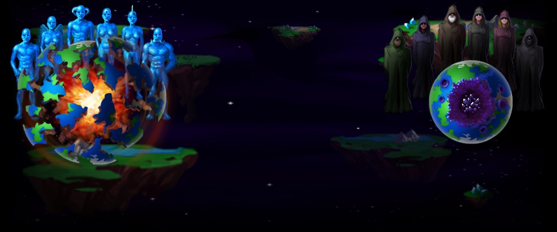 Download Video Game Heroes Of A Broken Land Wallpaper