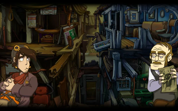 video game Goodbye Deponia HD Desktop Wallpaper | Background Image
