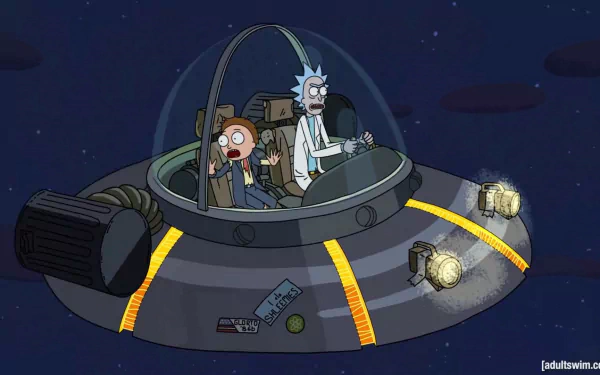 Space Cruiser (Rick and Morty) Morty Smith Rick Sanchez TV Show Rick and Morty HD Desktop Wallpaper | Background Image