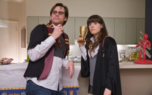 Jim Carrey Zooey Deschanel movie Yes Man HD Desktop Wallpaper | Background Image