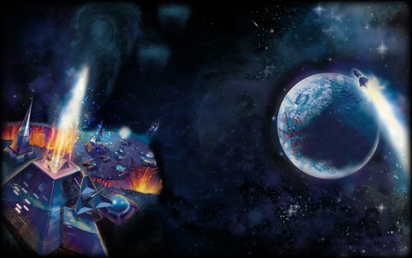 video game MoonBase Commander HD Desktop Wallpaper | Background Image