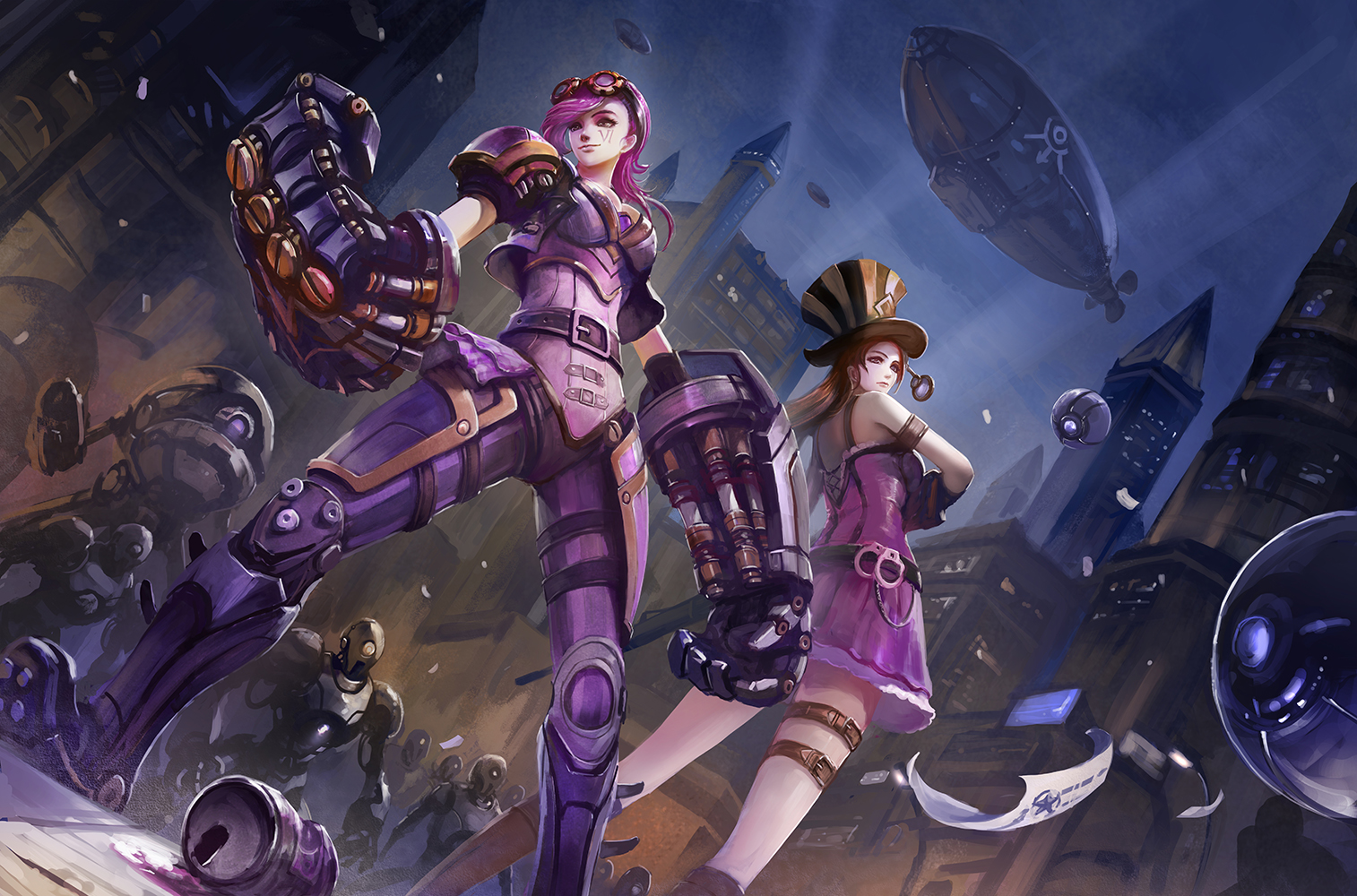 League Of Legends Vi E Caitlyn Vi E Caitlyn Em Arcane A Alian a De