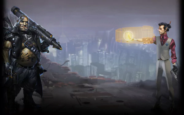 cyberpunk video game Shadowrun Chronicles HD Desktop Wallpaper | Background Image