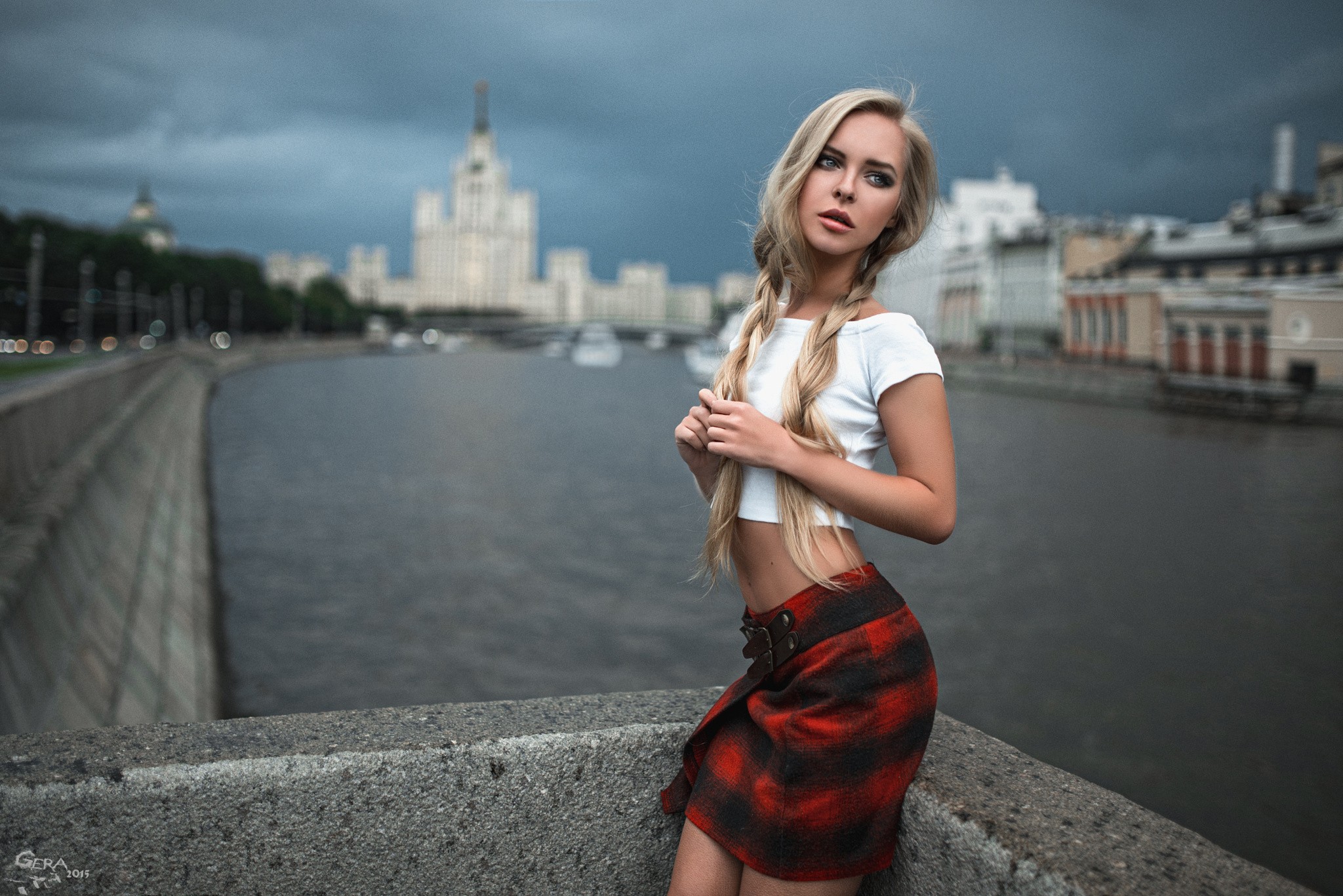 Model By The River Hd Wallpaper By Georgy Chernyadyev