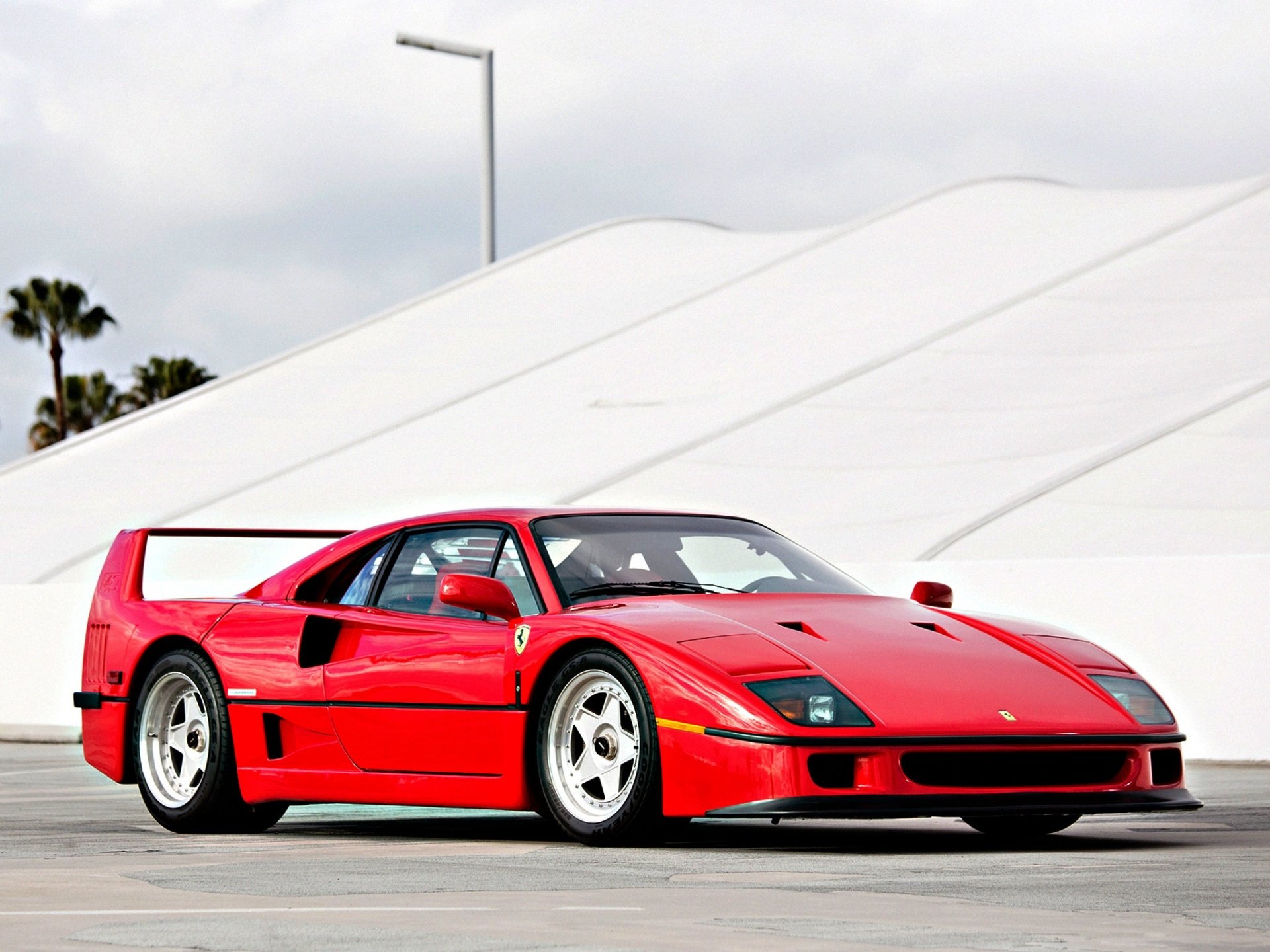 Download Vehicle Ferrari F40 HD Wallpaper