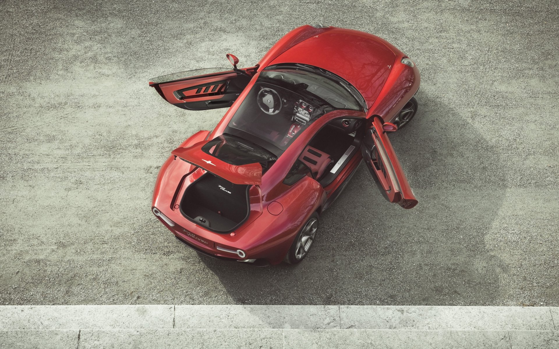 Download Vehicle Alfa Romeo Disco Volante HD Wallpaper