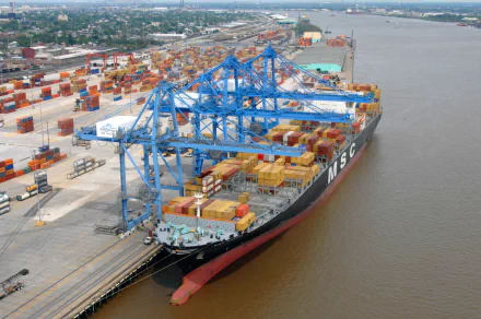 man made Container terminal HD Desktop Wallpaper | Background Image