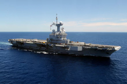 warship aircraft carrier military French Aircraft Carrier Charles De Gaulle (R91) HD Desktop Wallpaper | Background Image