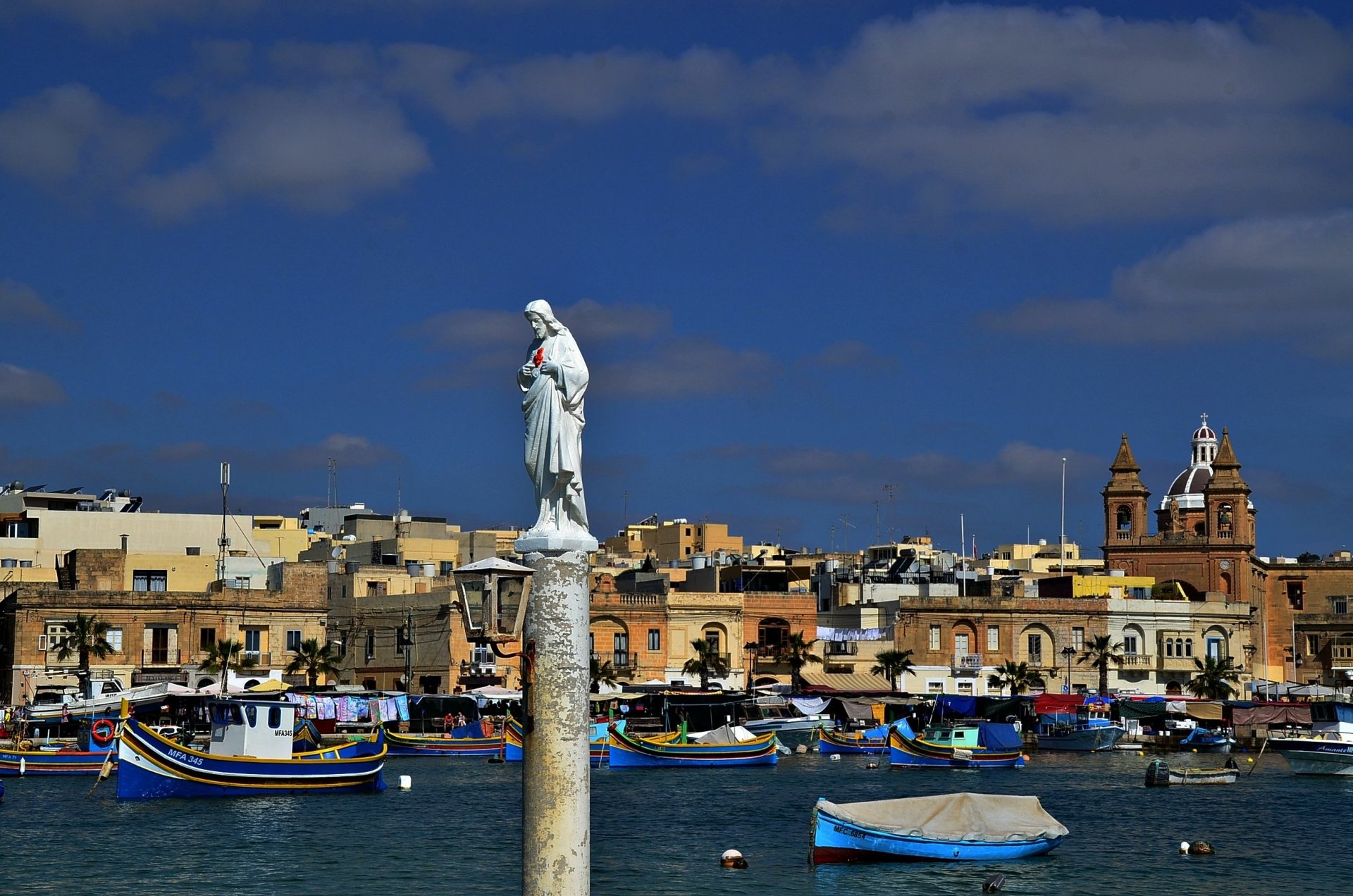 Download Man Made Marsaxlokk HD Wallpaper