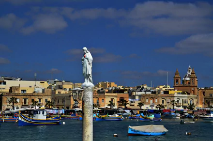 man made Marsaxlokk HD Desktop Wallpaper | Background Image
