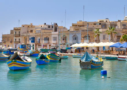 man made Marsaxlokk HD Desktop Wallpaper | Background Image