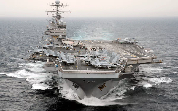 warship aircraft carrier military USS Theodore Roosevelt (CVN-71) HD Desktop Wallpaper | Background Image