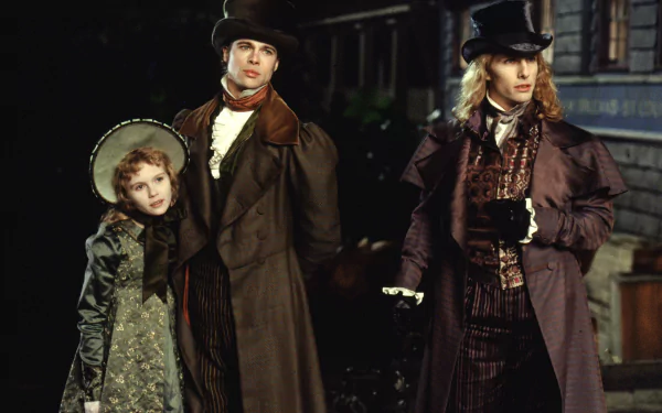 Tom Cruise Brad Pitt movie Interview with the Vampire: The Vampire Chronicles HD Desktop Wallpaper | Background Image