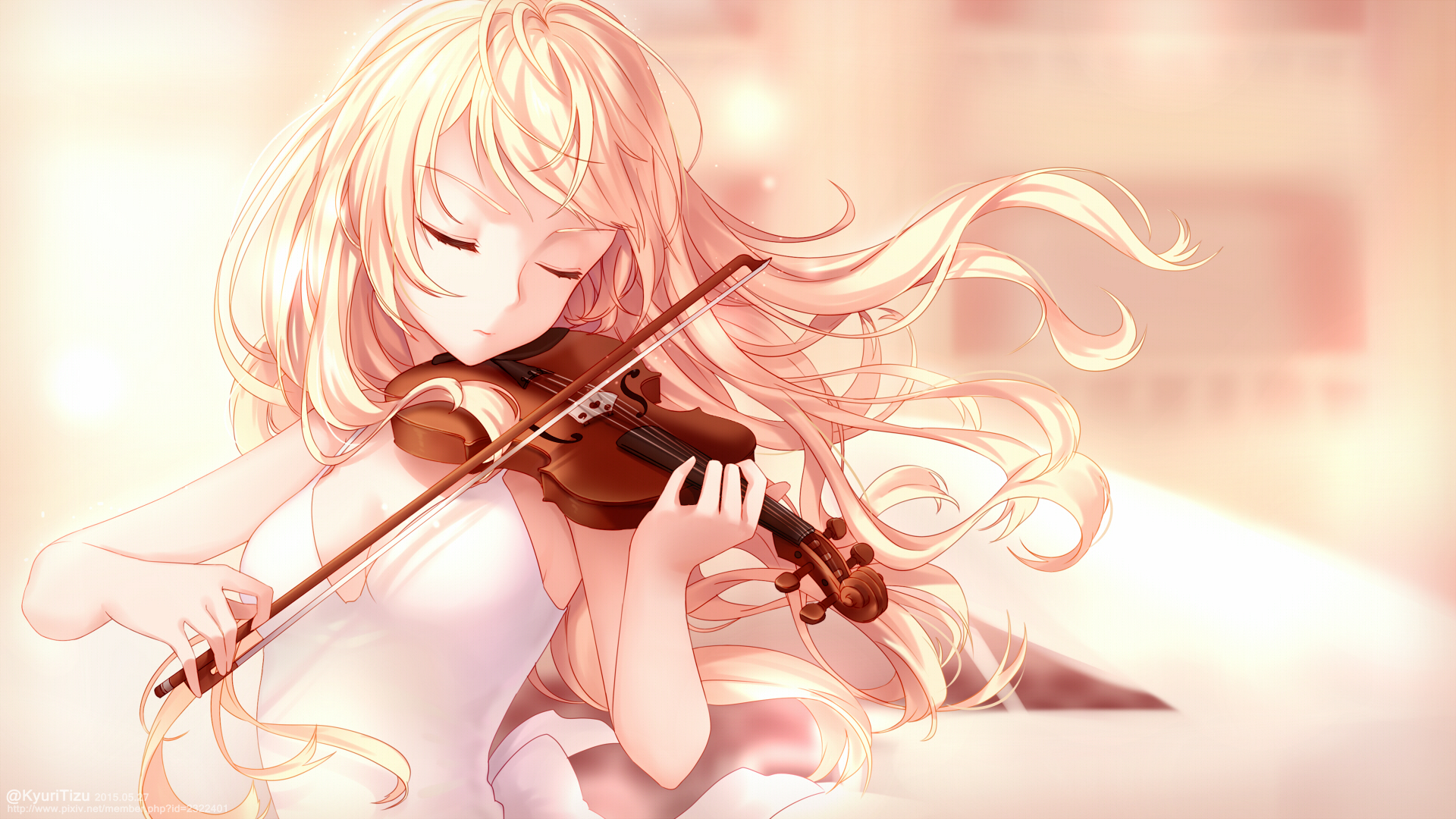 Anime Your Lie in April HD Wallpaper by KyuriTizu
