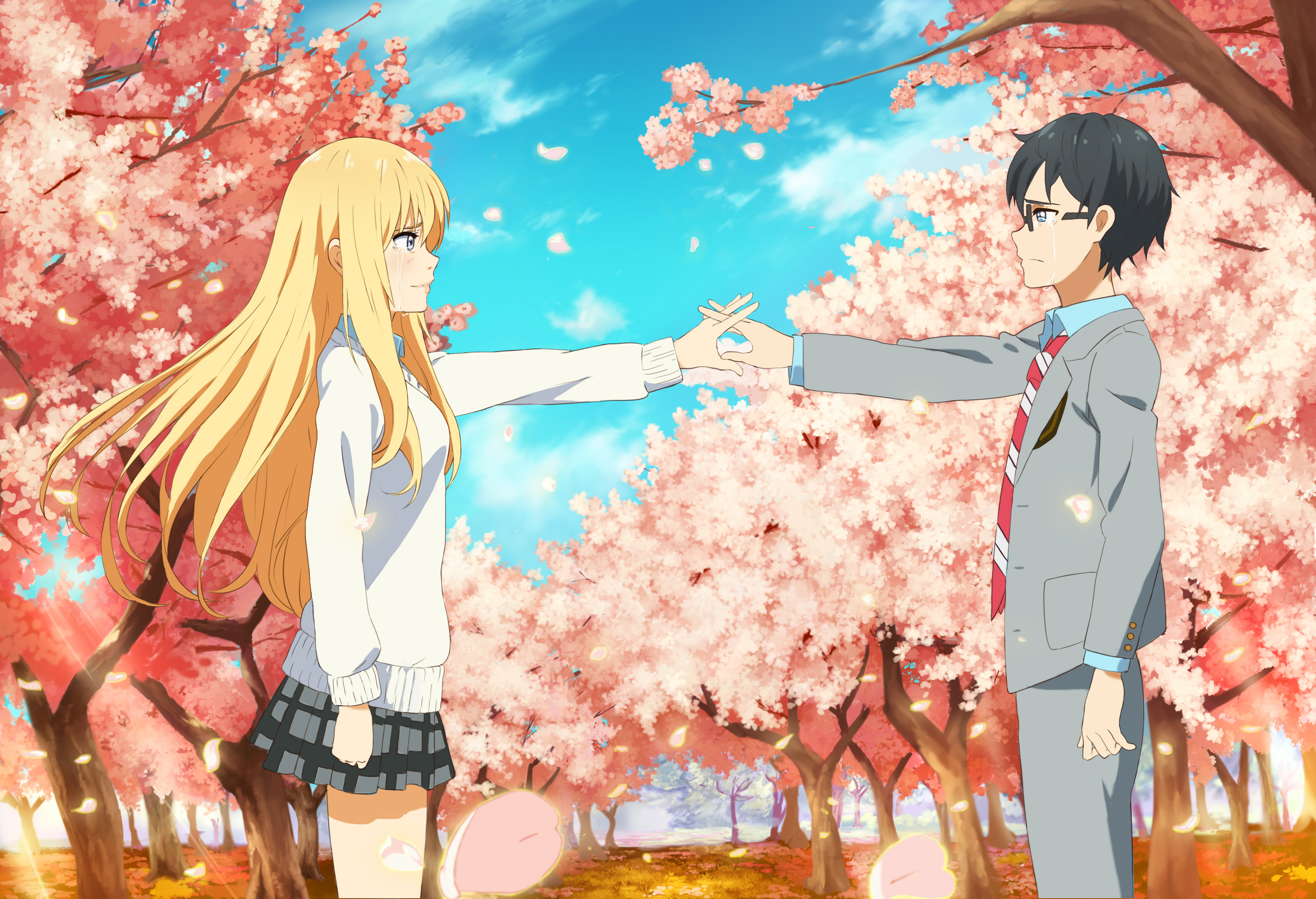 Anime Your Lie in April HD Wallpaper by ethorr