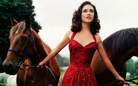 Celebrity Jennifer Connelly HD Desktop Wallpaper | Background Image