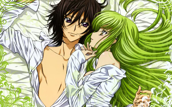 Lelouch Lamperouge C.C. (Code Geass) Anime Code Geass HD Desktop Wallpaper | Background Image