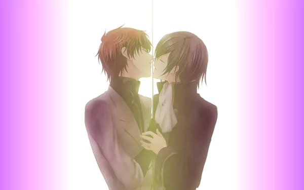 yaoi Suzaku Kururugi Lelouch Lamperouge Anime Code Geass HD Desktop Wallpaper | Background Image