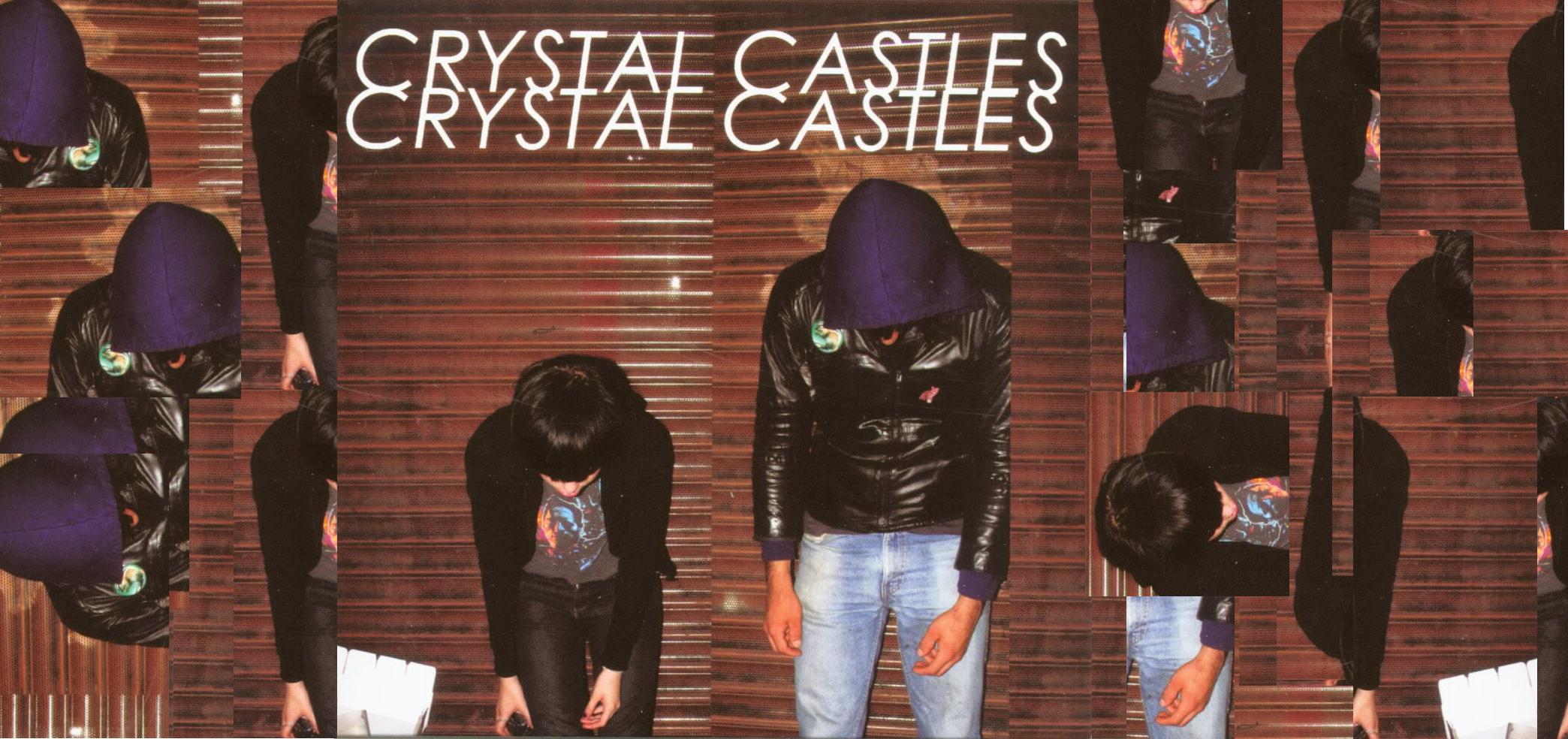 Crystal castles музыка. Кристал кэстлс. Crystal Castles обложка первого альбома. Crystal Castles обои.