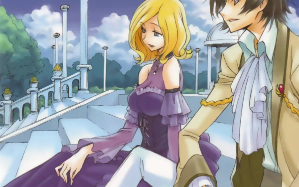 Milly Ashford Suzaku Kururugi Anime Code Geass HD Desktop Wallpaper | Background Image