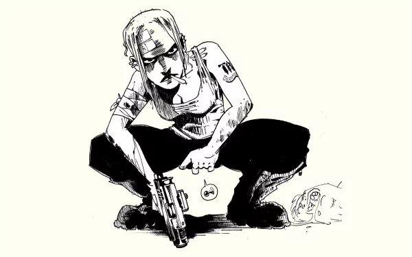 Comic Tank Girl HD Desktop Wallpaper | Background Image