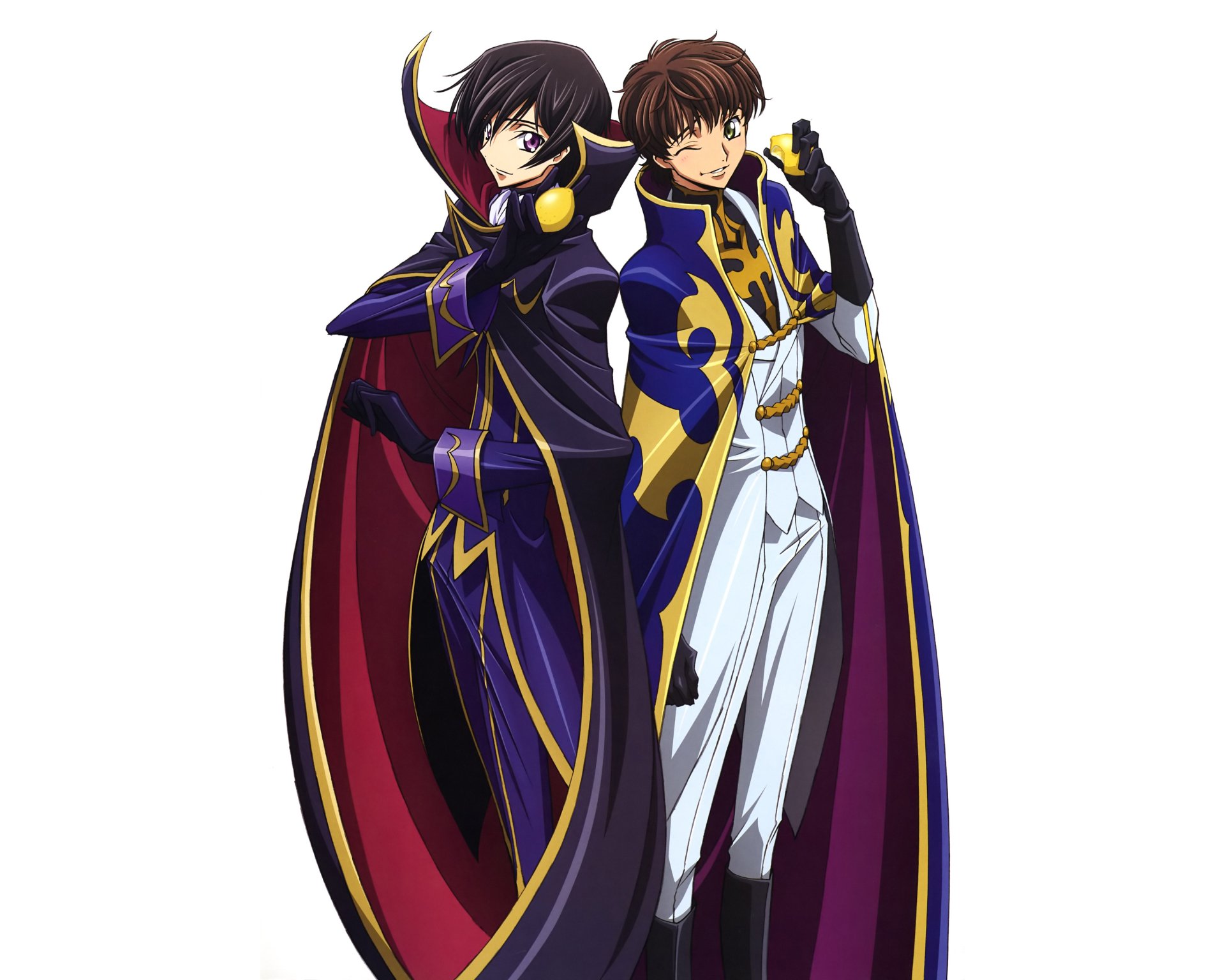 Download Suzaku Kururugi Lelouch Lamperouge Anime Code Geass 4k Ultra HD Wallpaper