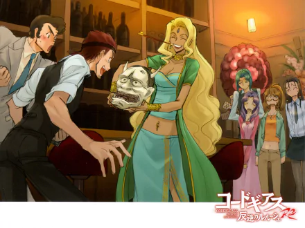 Mutsuki Minase Nina Einstein Mary (Code Geass) Shinichiro Tamaki Kaname Ohgi Ichijiku Hinata Anime Code Geass HD Desktop Wallpaper | Background Image