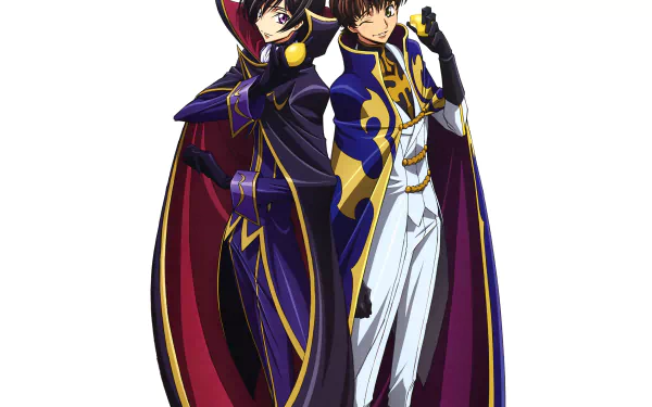 Suzaku Kururugi Lelouch Lamperouge Anime Code Geass HD Desktop Wallpaper | Background Image