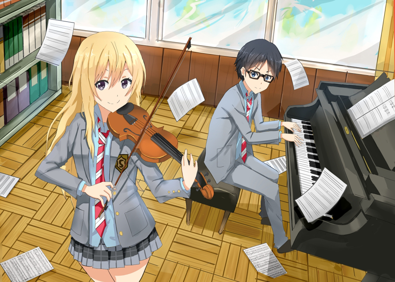 Kaori and Arima