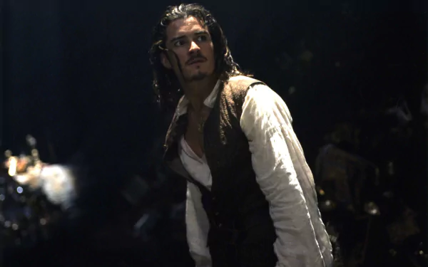 Will Turner Orlando Bloom movie Pirates Of The Caribbean: The Curse Of The Black Pearl HD Desktop Wallpaper | Background Image