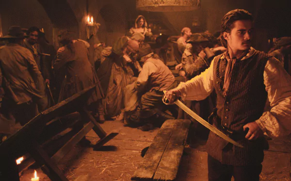 Will Turner Orlando Bloom movie Pirates Of The Caribbean: The Curse Of The Black Pearl HD Desktop Wallpaper | Background Image