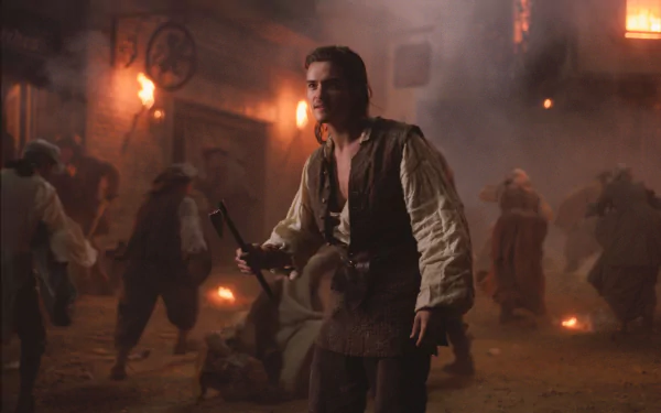 Will Turner Orlando Bloom movie Pirates Of The Caribbean: The Curse Of The Black Pearl HD Desktop Wallpaper | Background Image
