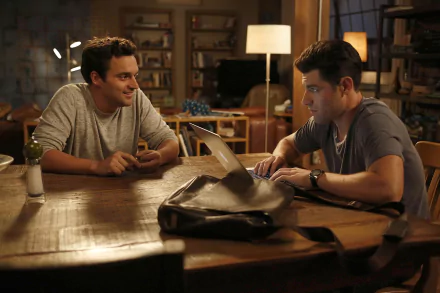 Schmidt (New Girl) Max Greenfield Nick Miller Jake Johnson TV Show New Girl HD Desktop Wallpaper | Background Image